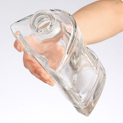 650ml Crystal Round Decanter Set for Whiskey Glass Bottle Gift Box Vodka Wine Bottle
