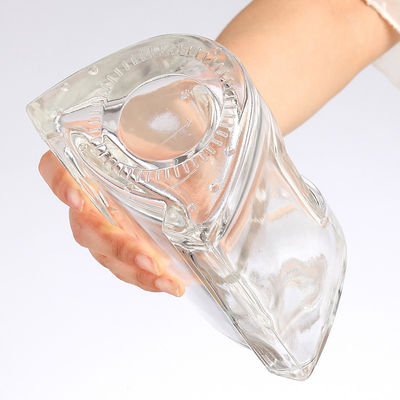 650ml Crystal Round Decanter Set for Whiskey Glass Bottle Gift Box Vodka Wine Bottle