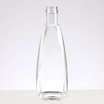 250ml 500ml 700ml 750ml Glass Liquor Bottle for Vodka Whiskey Gin Spirit Rum Tequila