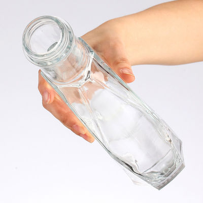 250ml 500ml 700ml 750ml Glass Liquor Bottle for Vodka Whiskey Gin Spirit Rum Tequila