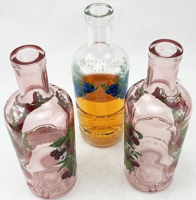 700 ml 750 ml 500 ml 1 Liter Customized Transparent Glass Wine Bottle with Custom Logo