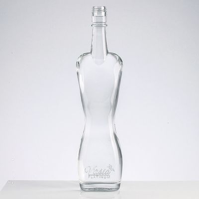 Whisky Spirit Glass Products Unique Shape Woman Body Glass Liquor Bottle for Liquor