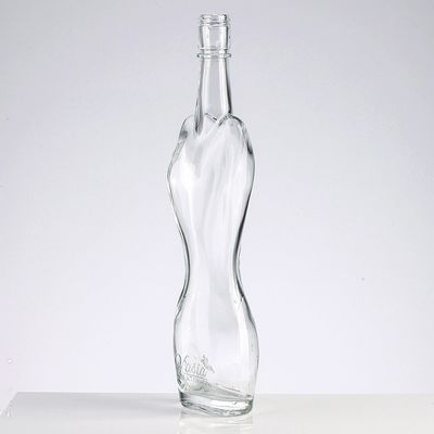 Whisky Spirit Glass Products Unique Shape Woman Body Glass Liquor Bottle for Liquor