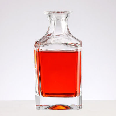 250ml Glass Bottle for Beverage Square Design Base Material Glass Industrial Beverage