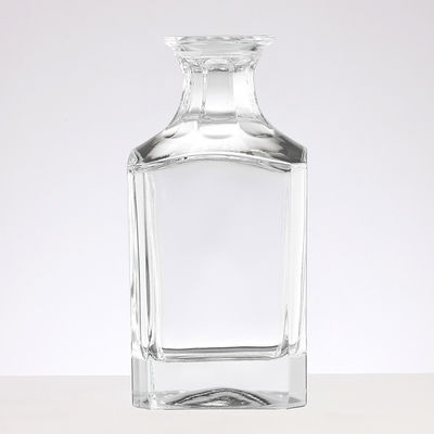 250ml Glass Bottle for Beverage Square Design Base Material Glass Industrial Beverage