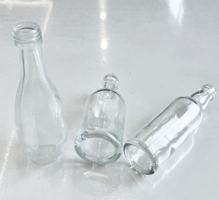 Clear Sealing Type Cork Empty 30ml 50ml 100ml Liquor Bottles for Ice Wine Clear Glass