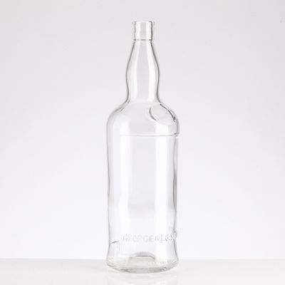 Clear 750ml Glass Bottle for Customizable Vodka Whisky Satisfy Your Beverage Needs