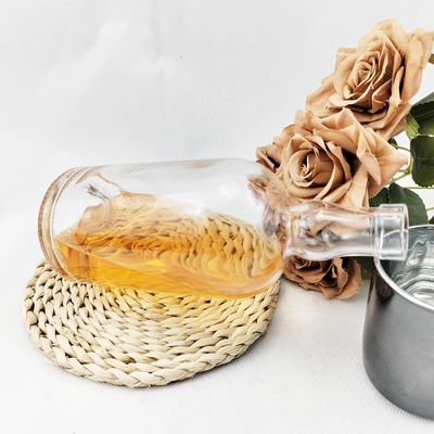 Champagne Glass Bottle With Cork Cap For Spirits Whisky Wine 500ml 700ml 750ml 1000ml