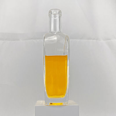 Eco-friendly Glass Body 750ml Glass Wine Bottle with Lid in Unique Design Shape