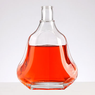 500ml Clear Crystal Glass Liquor Bottle with Customized Logo Design