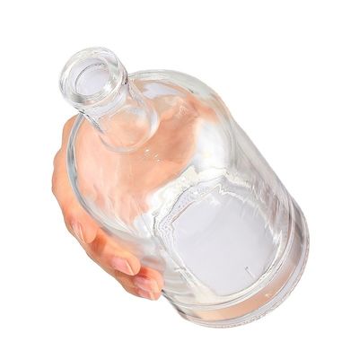 Clear 250ml Glass Bottle for Clients' Specific Requirements and Bourbon Whiskey