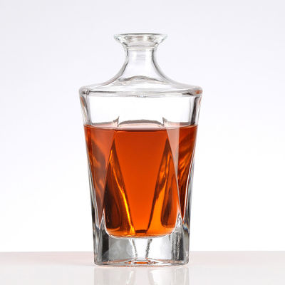 Beverage Industrial Triangle Bottom and Round Body Wine Bottle with Modern Design