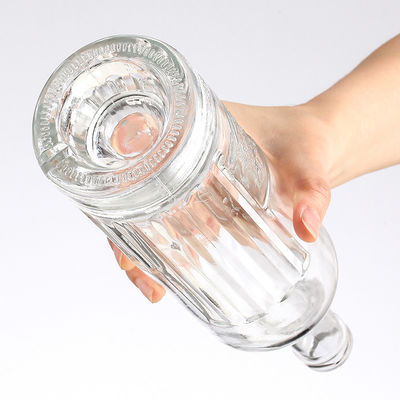 Glass Material 2021 Bouteil Verr 1L Vis for Jus YunCheng GuanYu Bottle Champagne Bottle