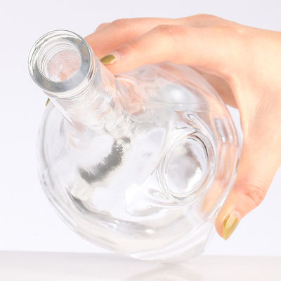 Custom Liquor Vodka Gin Whiskey Tequila Glass Bottle 750ml With Rubber Stopper