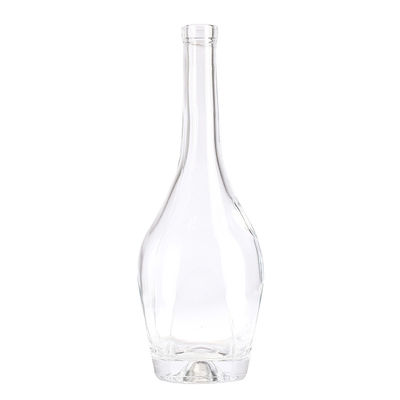 Custom Liquor Vodka Gin Whiskey Tequila Glass Bottle 750ml With Rubber Stopper