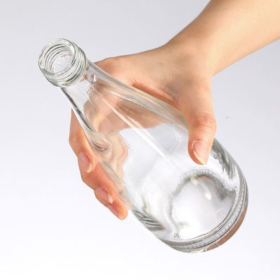 500ml 550ml Water Glass Bottle for Beverage Industry in Frosted Design