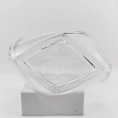 Glass Products Made in Spiral Whiskey Vodka Rum Tequila Gin Spirits Bottle with Lid