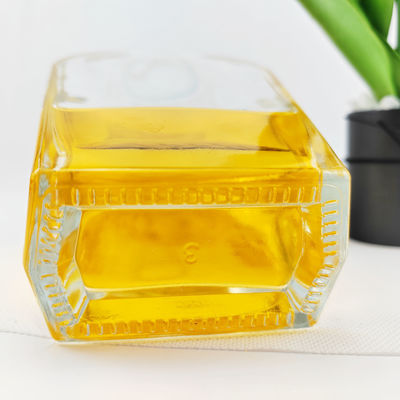 500ml/750ml Spirits Glass Bottle with Smooth Mouth and Lid Thick Bottom Customization