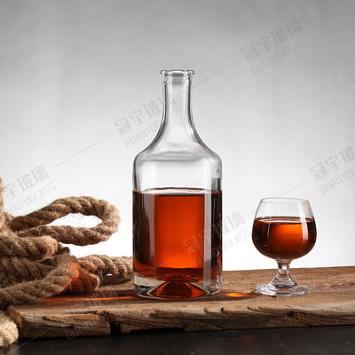 Customizable Cork Sealing Type Wine Glass Bottles for Liquor Packaging