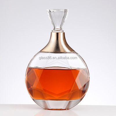 Base Material Glass Wine Bottle with Cork Direct 750ml 500ml Bottle