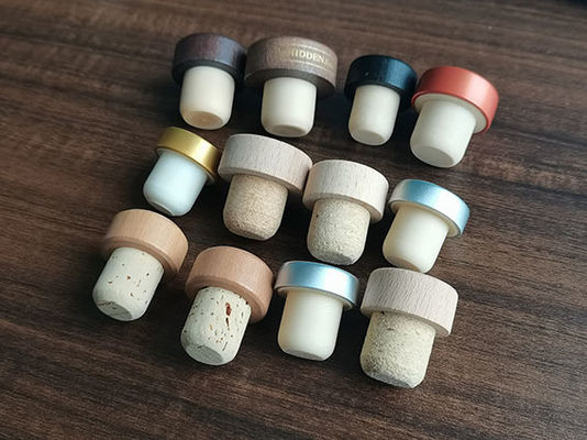 Customizable Cork Sealing Type Wine Glass Bottles for Liquor Packaging