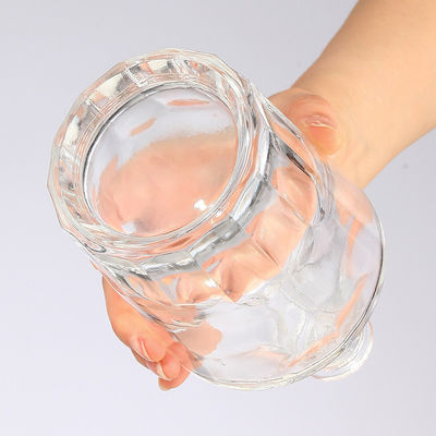 Customized 750ml Clear Glass Brandy Gin Rum Tequila Vodka Spirit Bottle with Lid