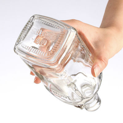 Empty Cylinder Liquor Wine 750ml Glass Vodka Bottle Clients' Specific Requirements