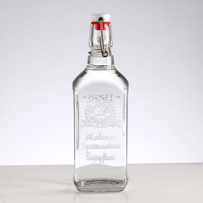 500ml Glass Bottle for Home Brewing of Alcohol Airtight Swing Top Seal Included