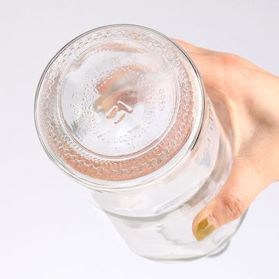 750ml Vodka Glass Bottle with Lid Finish and Customized Logo in Flint Glass