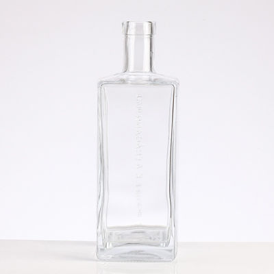 OEM/ODM Welcome Flint Glass Lid Finish 750ml Vodka 500ML Glass Bottle for Industrial