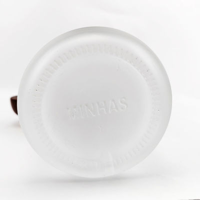 Customized Color Logo Round Glass Bottle 200ml 375ml 500ml 700ml 750ml 1000ml for Beverage