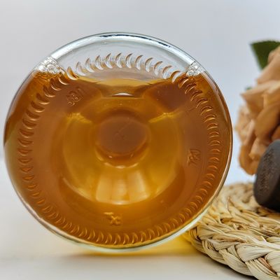 Acceptable Customer's Logo 500ml Clear Brandy Whiskey Empty Wine Bottle with Cork