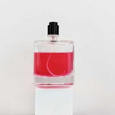 100ml 50ml Square Perfume Glass Bottle with Mist Sprayer Acid Etch Surface Handling