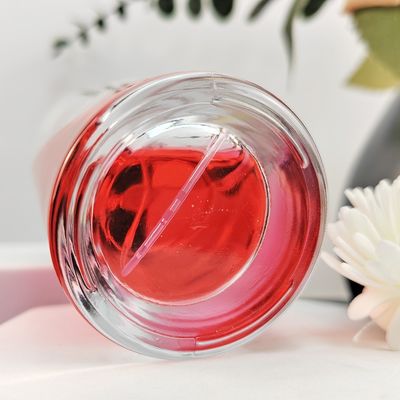 50ml 100ml Transparent Square Perfume Glass Bottle with Hot Stamping Surface Handling