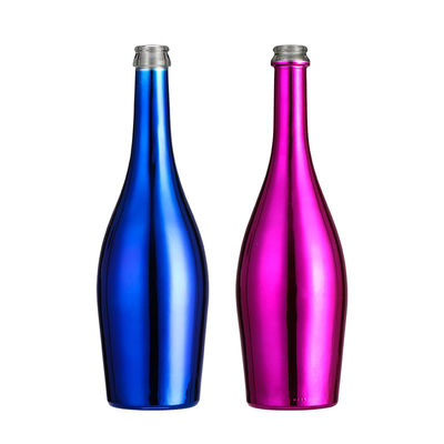 750ml Color Bottle of Champagne Customized Clear Green Mini Small Empty Wine Glass Bottles