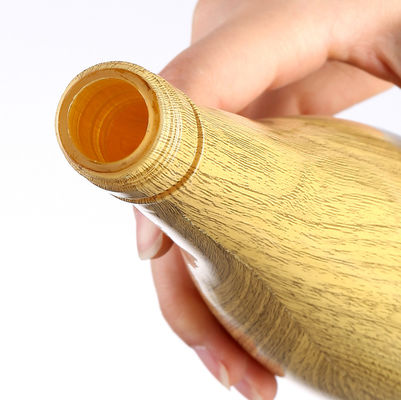 Clients' Specific Requirements Wood Pattern Style 75cl Glass Bottles for Wine and Beer