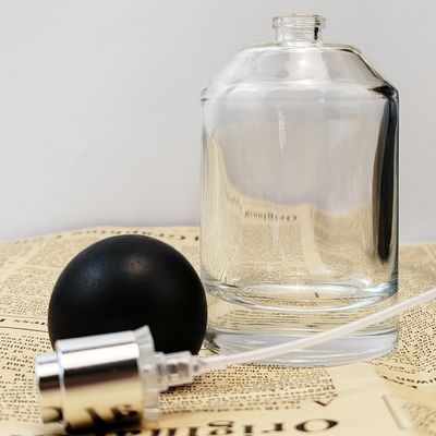 Glass Products 50ml Empty Perfume Bottle with Transparent Design and Collar Material