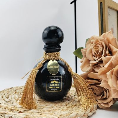 Transparent Spherical Perfume Bottle for Volatile Essential Oils Glass Base Material