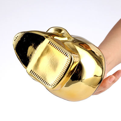 Rubber Stopper Skull Shape Glass Bottles Golden Electroplate Luxury Wine Customized Logo
