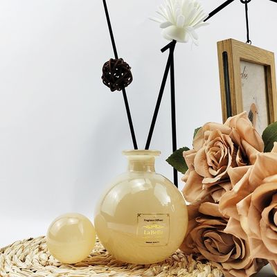 Transparent Spherical Perfume Bottle for Volatile Essential Oils Glass Base Material