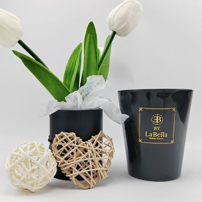 Glass Products Customized Luxury Frosted Empty Glass Candle Jars for Candle Making