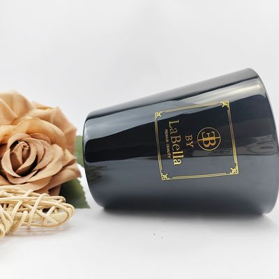 Glass Products Customized Luxury Frosted Empty Glass Candle Jars for Candle Making