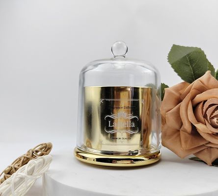 Support Customization Scented Candle 300ML Empty Glass Cup with Glass Body Material