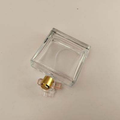 Acceptable Customer's Logo Glass Perfume Bottle with Customized Lid 30ml 50ml 100ml