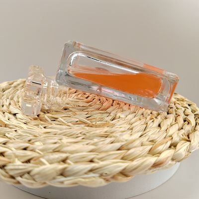 Acceptable Customer's Logo Glass Perfume Bottle with Customized Lid 30ml 50ml 100ml