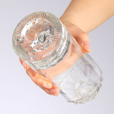Base Material Glass Cork Sealing 200ml 375ml 500ml Clear Bottle for Gin Tequila Rum