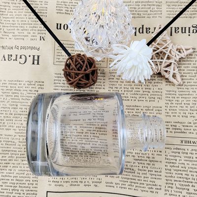 Clear Glass Perfume Aroma Oil Aromatherapy Reed Diffuser Bottles 50ml 100ml 150ml 200ml