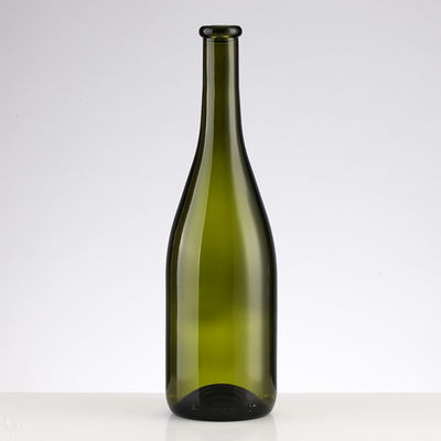 Customer Satisfaction 500ml/750ml Amber Empty Wine Glass Bottle with Lid