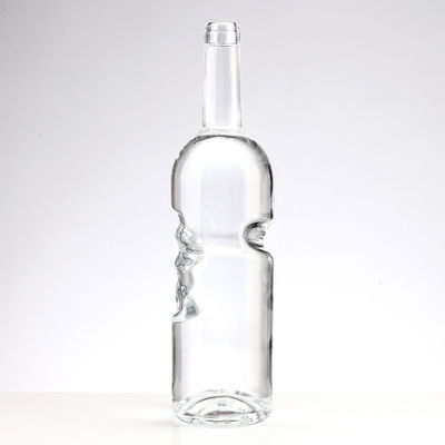 Customized 1000ml Glass Bottles for Vodka XO Tequila and Red Wine Cork Sealing Type