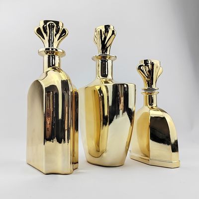 Beverage Glass Bottle UV Electroplating Aromatherapy Bottle for Unique Design Diffuser